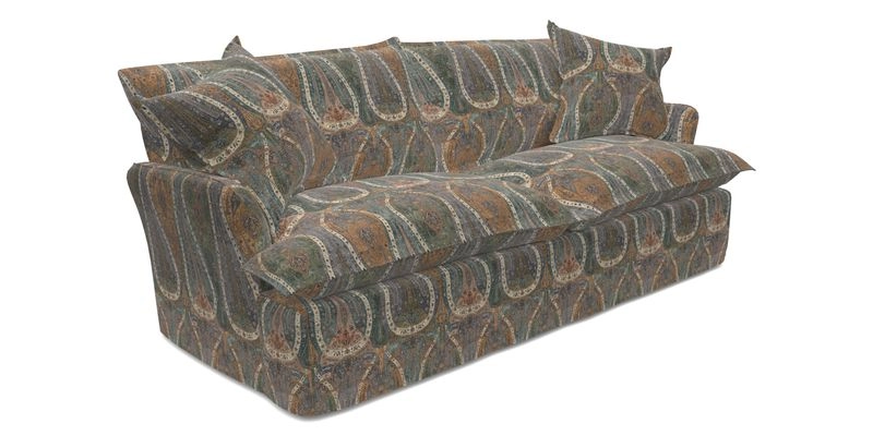 St Ives 3 seater sofa in Two Tone Plain Biscuit