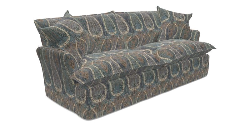 St Ives 3 seater sofa in Two Tone Plain Biscuit