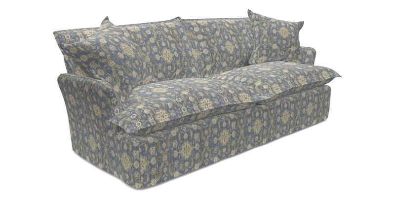 St Ives 3 seater sofa in Two Tone Plain Biscuit