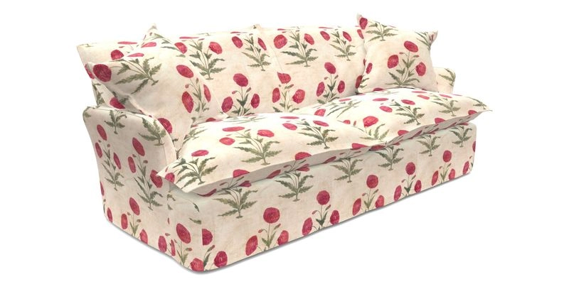 St Ives 3 seater sofa in Two Tone Plain Biscuit