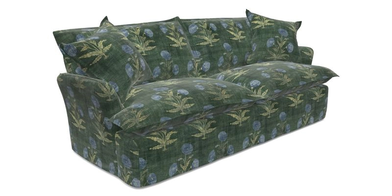 St Ives 3 seater sofa in Two Tone Plain Biscuit