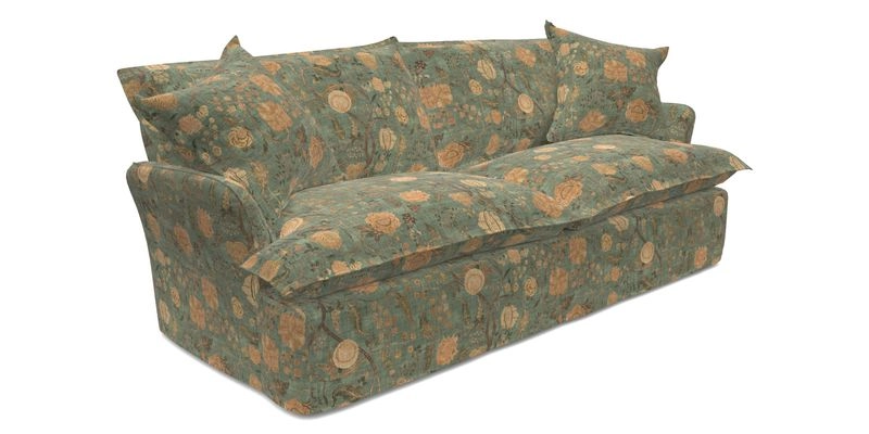 St Ives 3 seater sofa in Two Tone Plain Biscuit