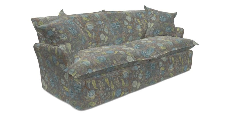 St Ives 3 seater sofa in Two Tone Plain Biscuit