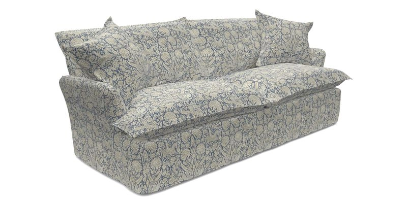 St Ives 3 seater sofa in Two Tone Plain Biscuit