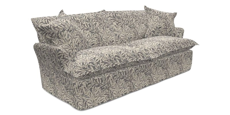 St Ives 3 seater sofa in Two Tone Plain Biscuit