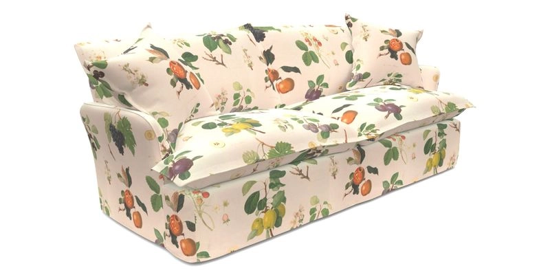St Ives 3 seater sofa in Two Tone Plain Biscuit