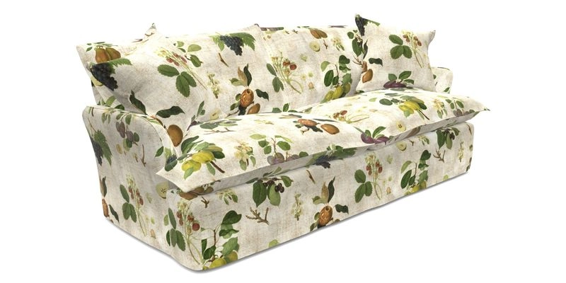 St Ives 3 seater sofa in Two Tone Plain Biscuit