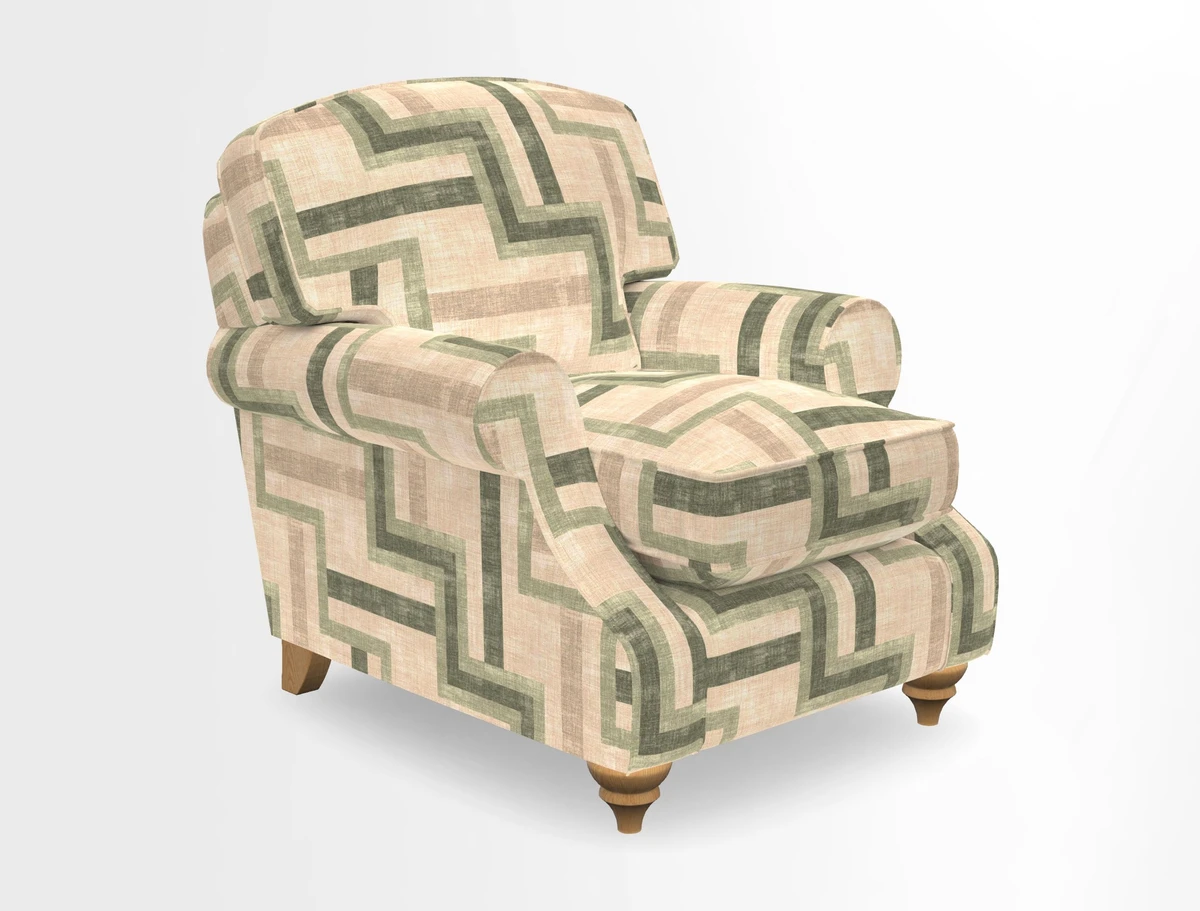 St Mawes Chair in Two Tone Plain Biscuit