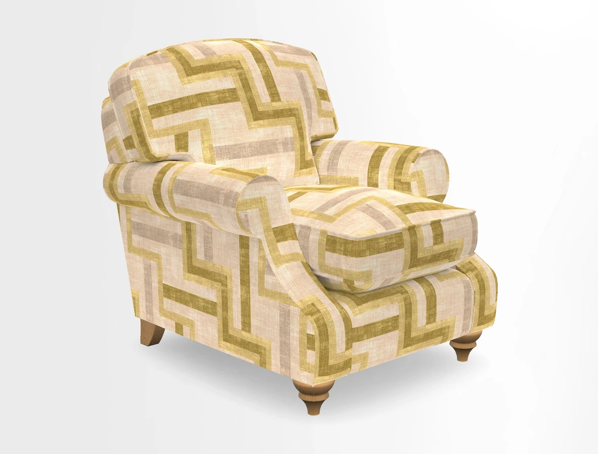 St Mawes Chair in Two Tone Plain Biscuit
