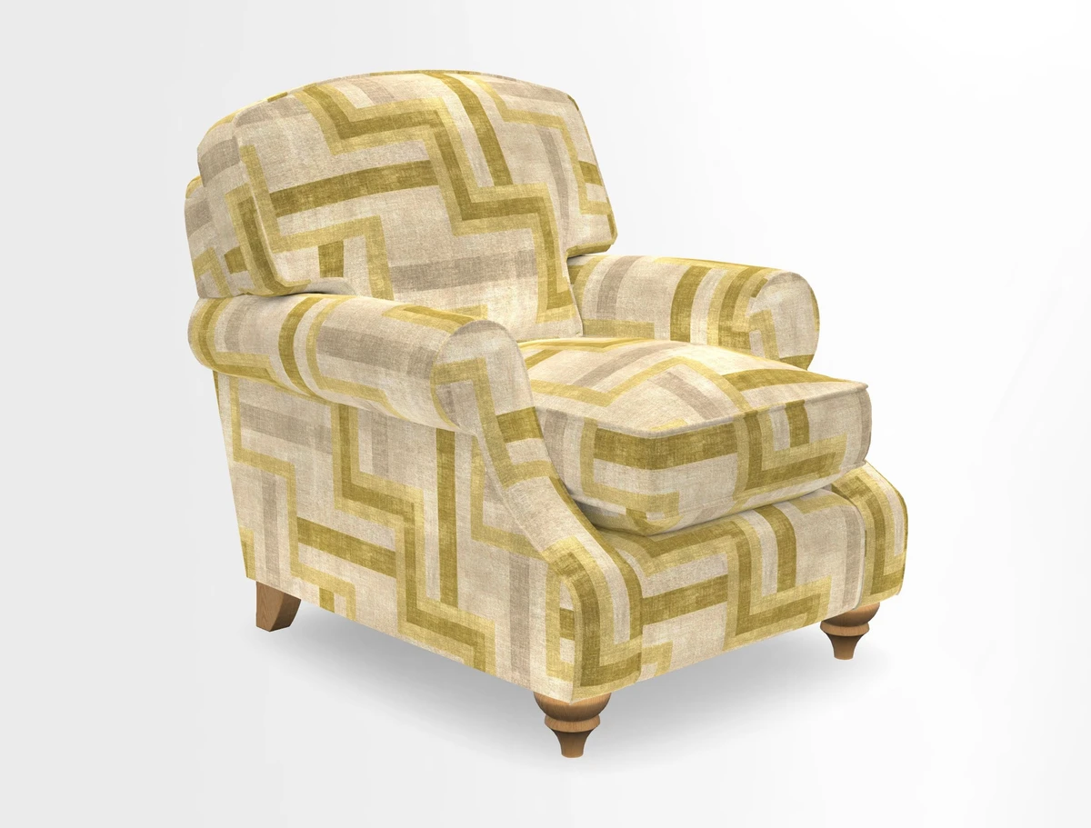 St Mawes Chair in Two Tone Plain Biscuit