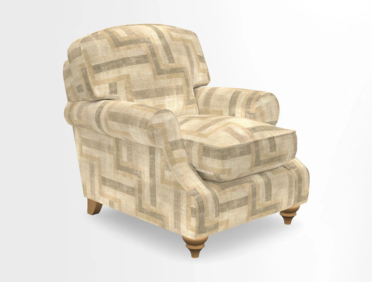 St Mawes Chair in Two Tone Plain Biscuit