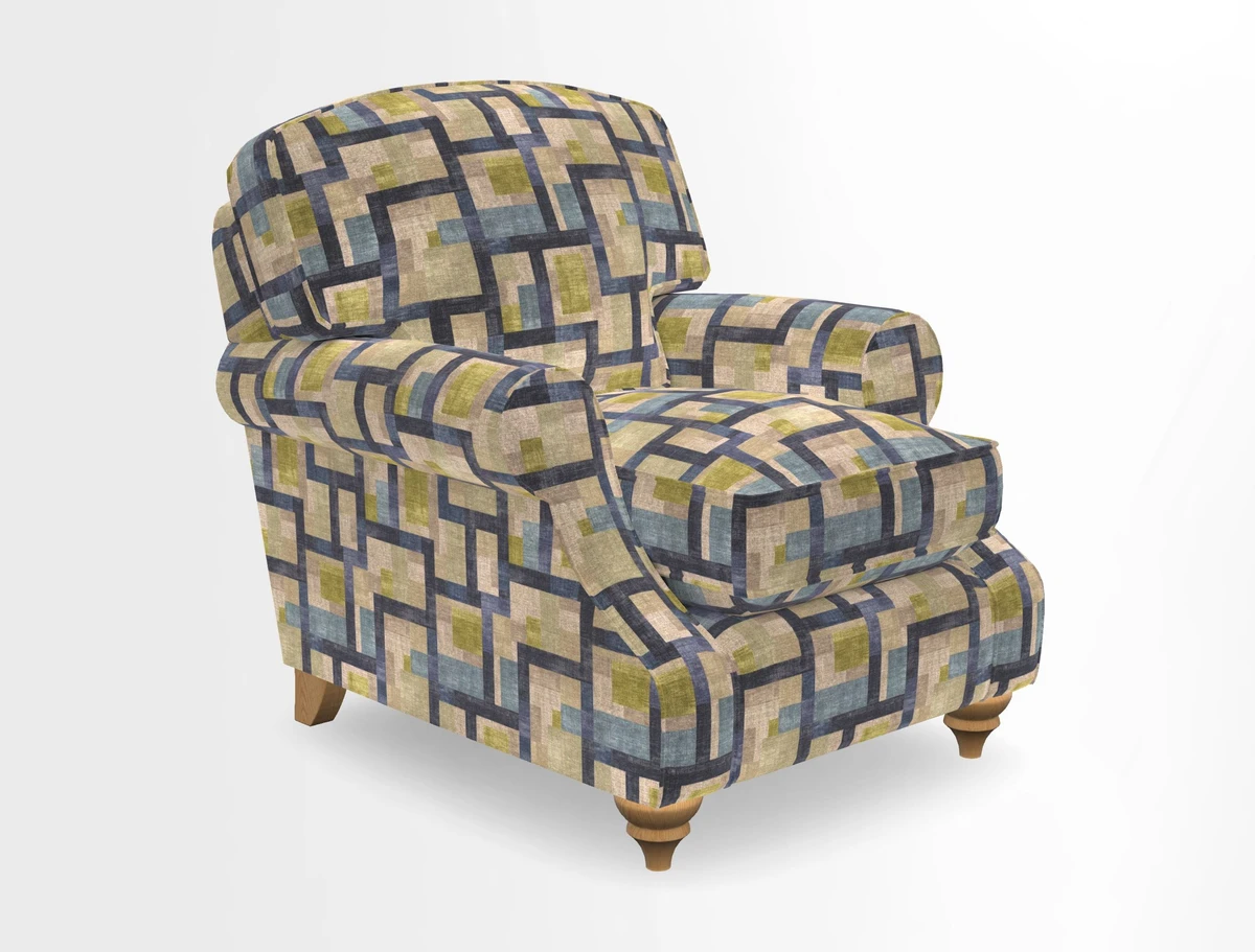 St Mawes Chair in Two Tone Plain Biscuit