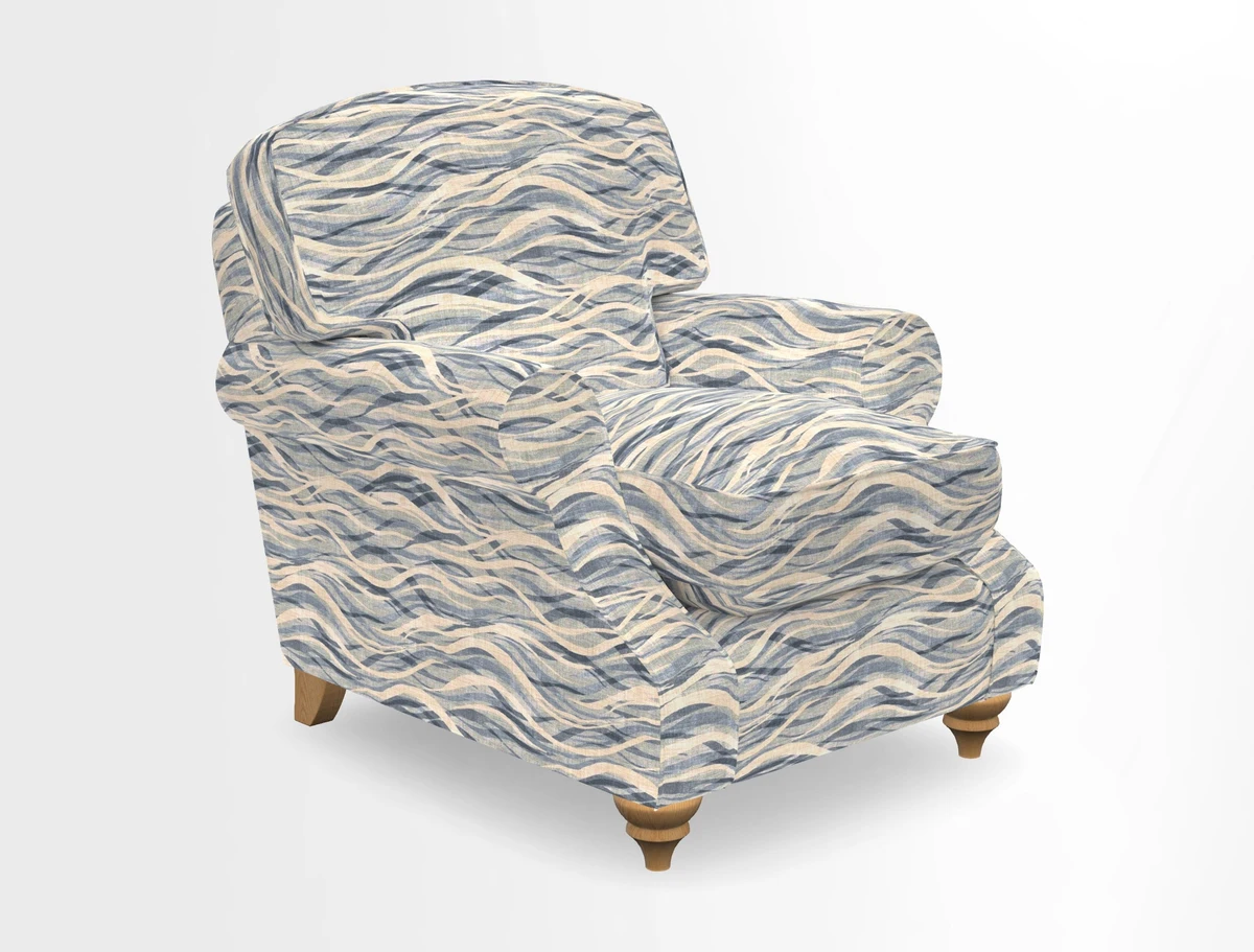 St Mawes Chair in Two Tone Plain Biscuit