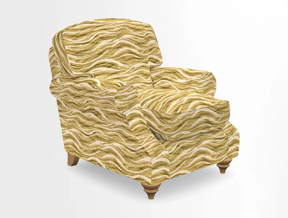 St Mawes Chair in Two Tone Plain Biscuit