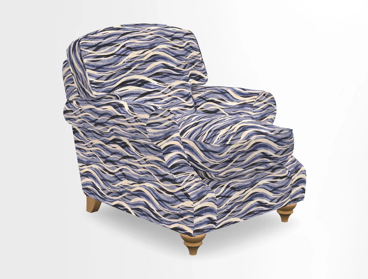 St Mawes Chair in Two Tone Plain Biscuit