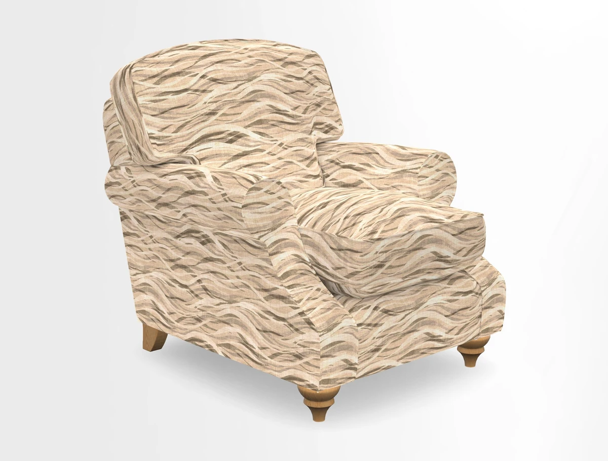 St Mawes Chair in Two Tone Plain Biscuit