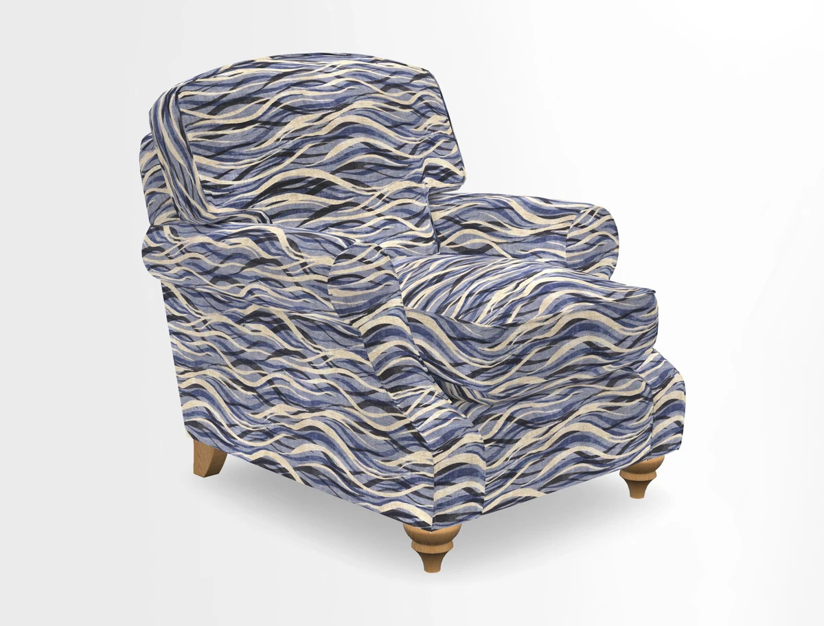 St Mawes Chair in Two Tone Plain Biscuit