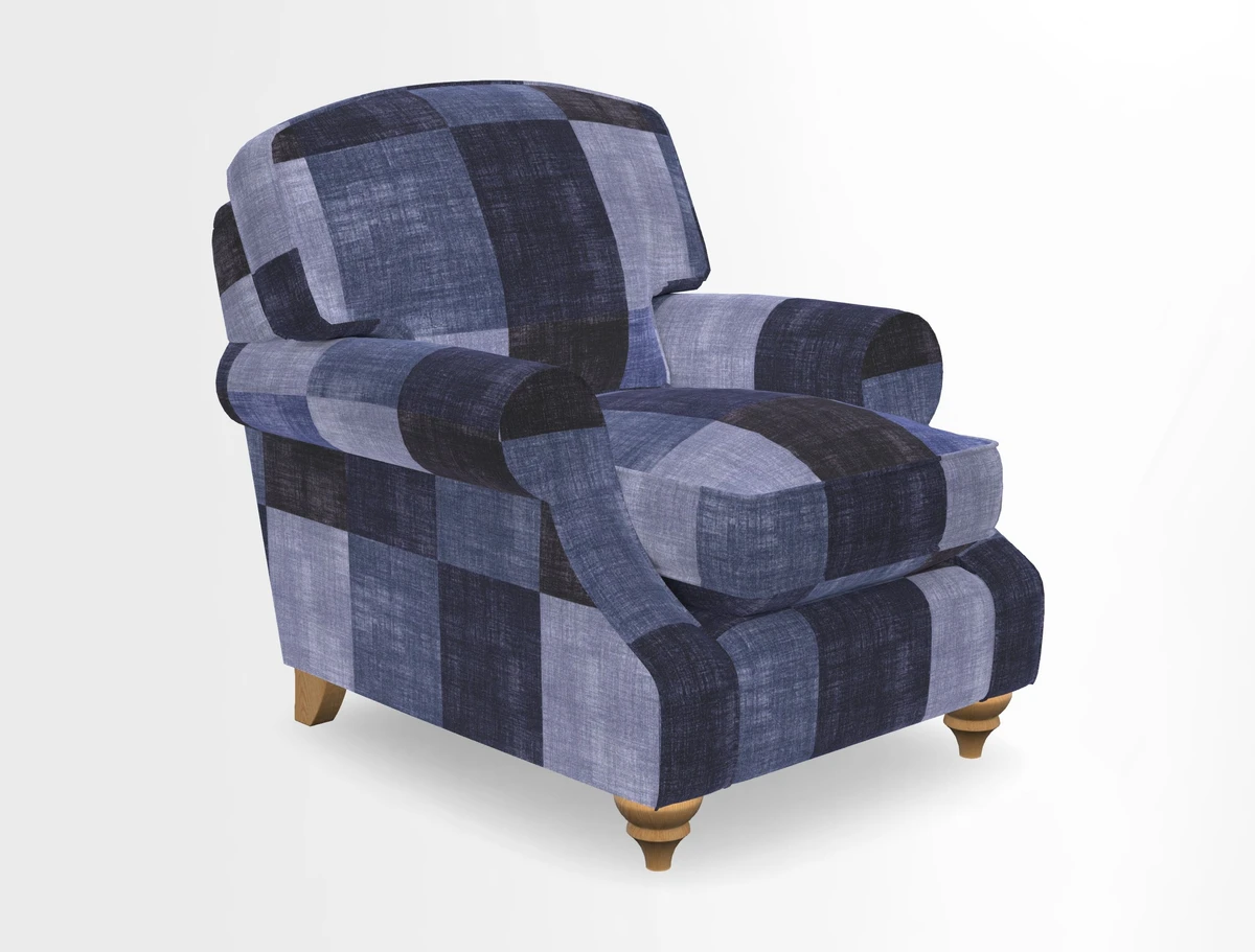 St Mawes Chair in Two Tone Plain Biscuit