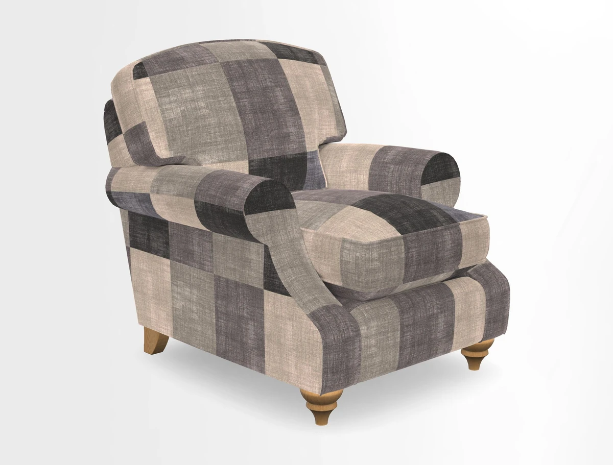 St Mawes Chair in Two Tone Plain Biscuit