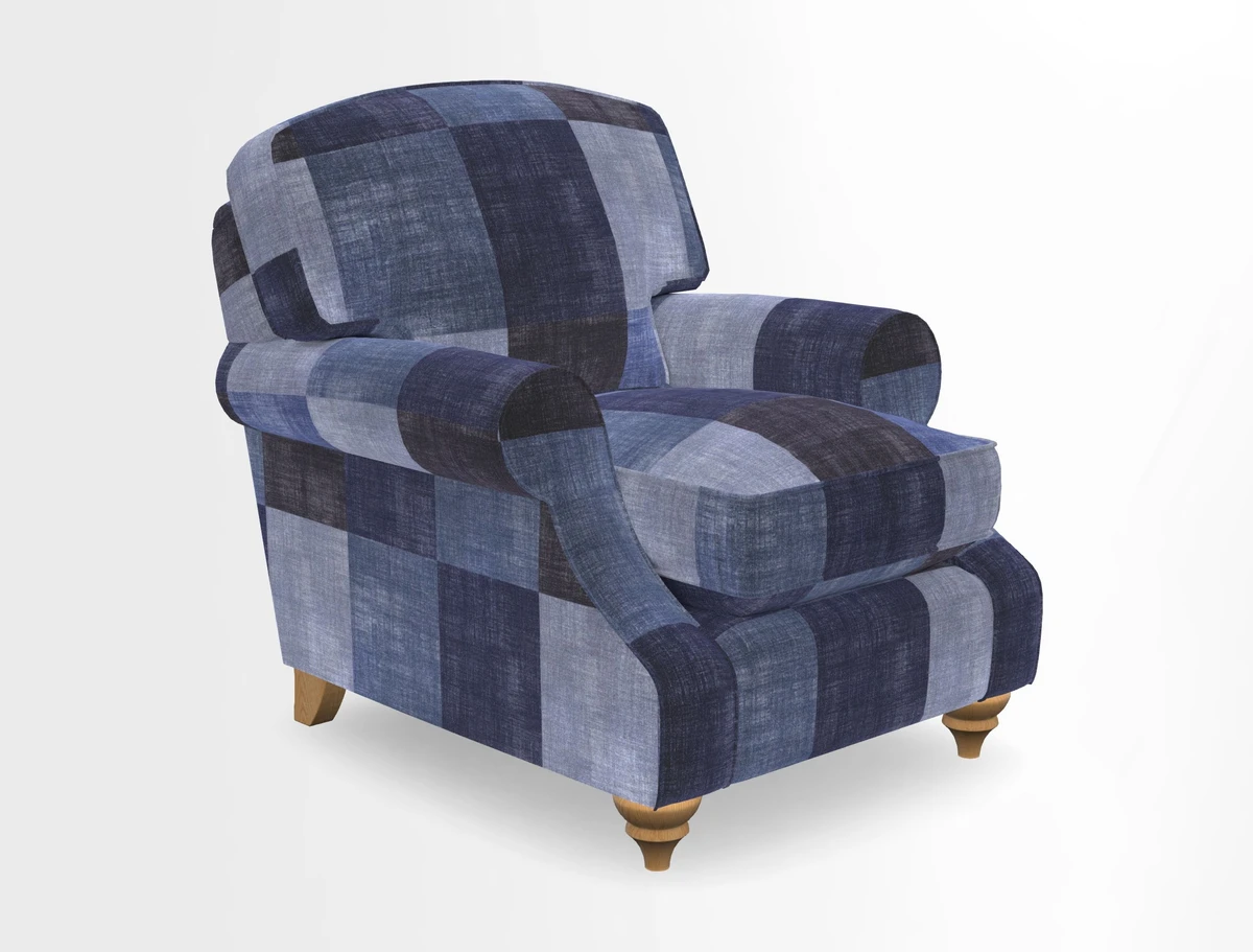 St Mawes Chair in Two Tone Plain Biscuit