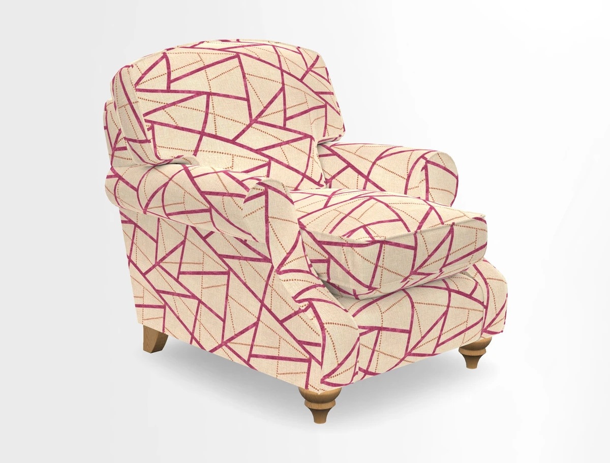 St Mawes Chair in Two Tone Plain Biscuit