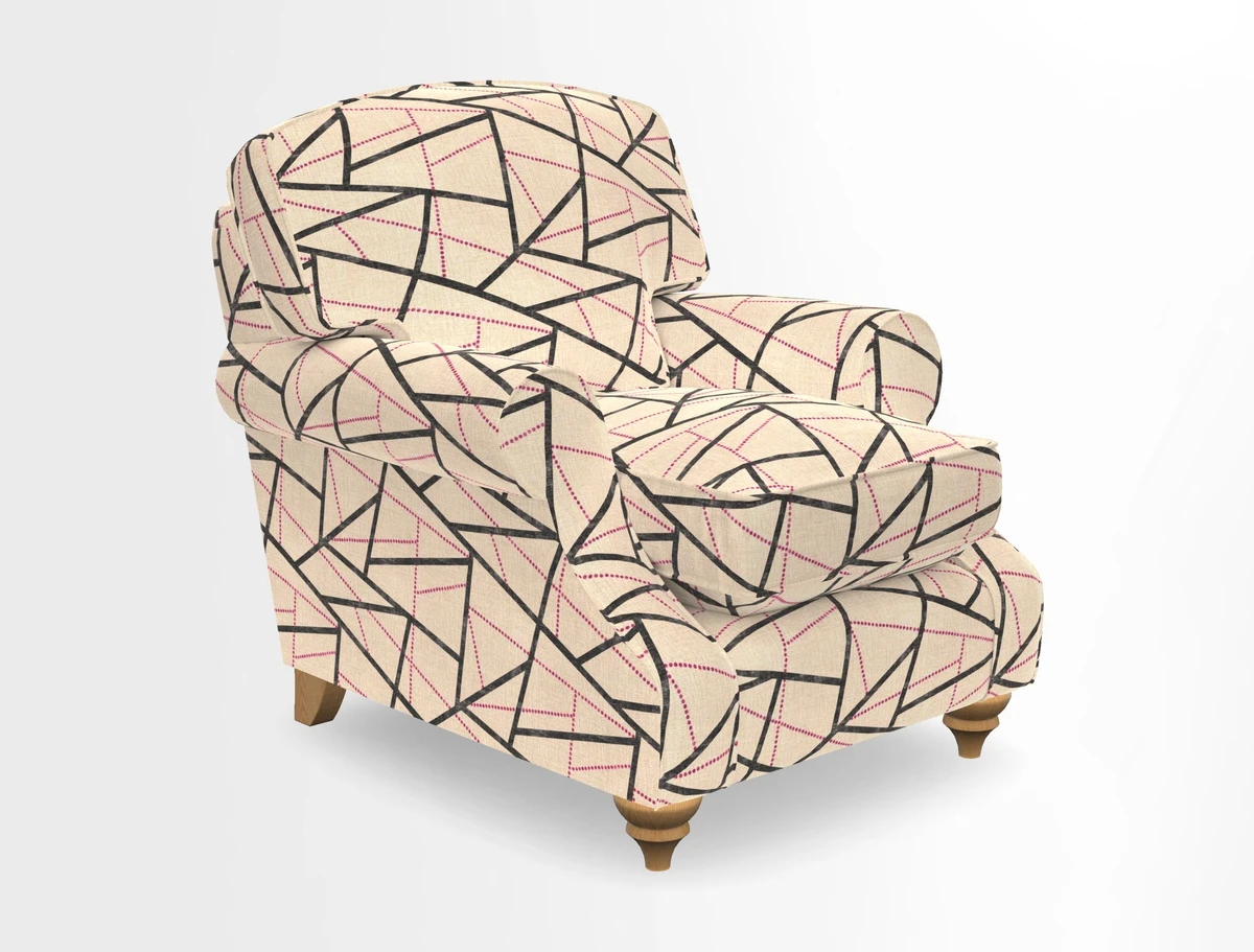 St Mawes Chair in Two Tone Plain Biscuit