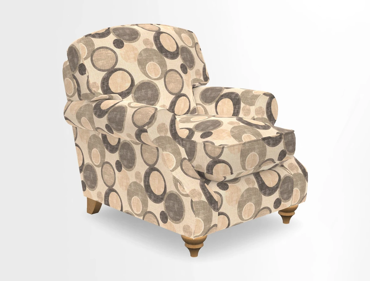 St Mawes Chair in Two Tone Plain Biscuit