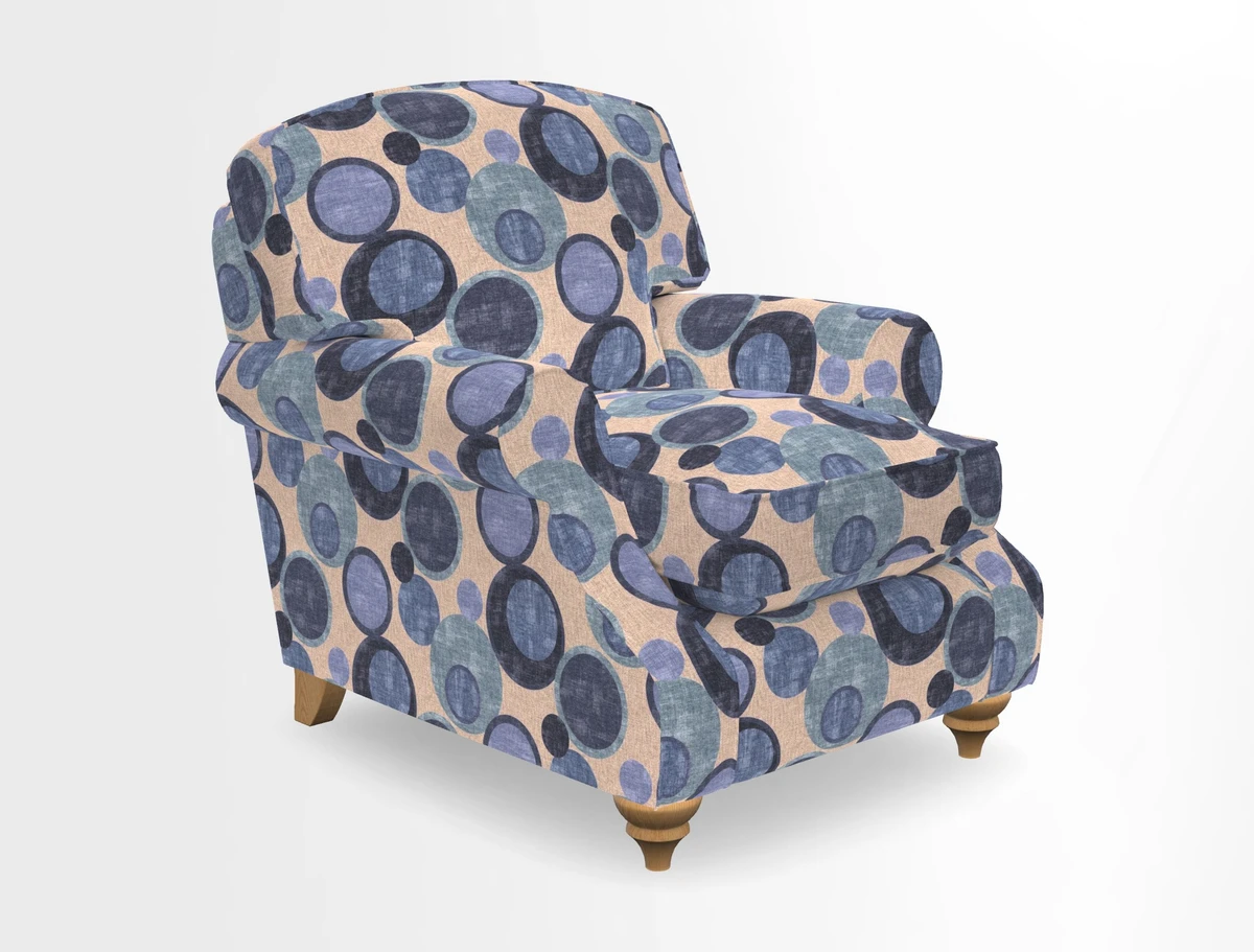 St Mawes Chair in Two Tone Plain Biscuit