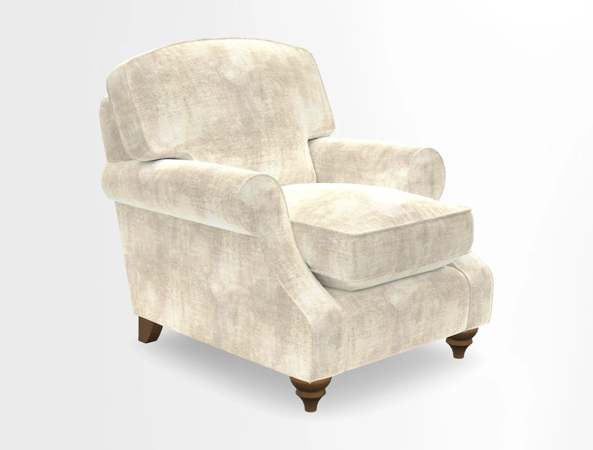 St Mawes Chair in Two Tone Plain Biscuit