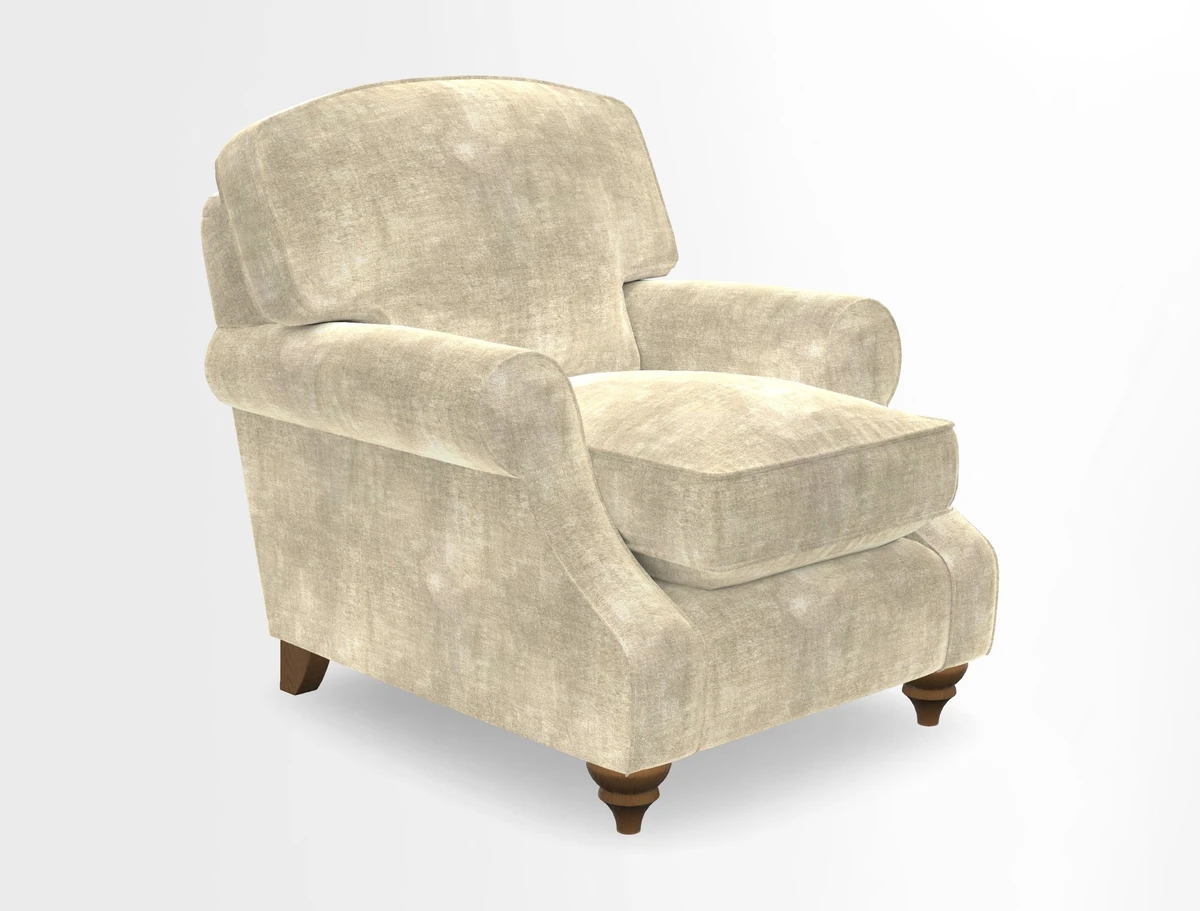 St Mawes Chair in Two Tone Plain Biscuit
