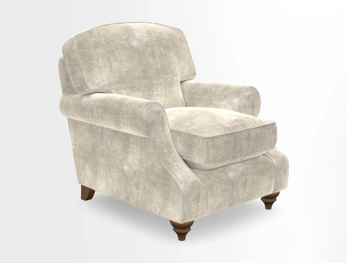 St Mawes Chair in Two Tone Plain Biscuit