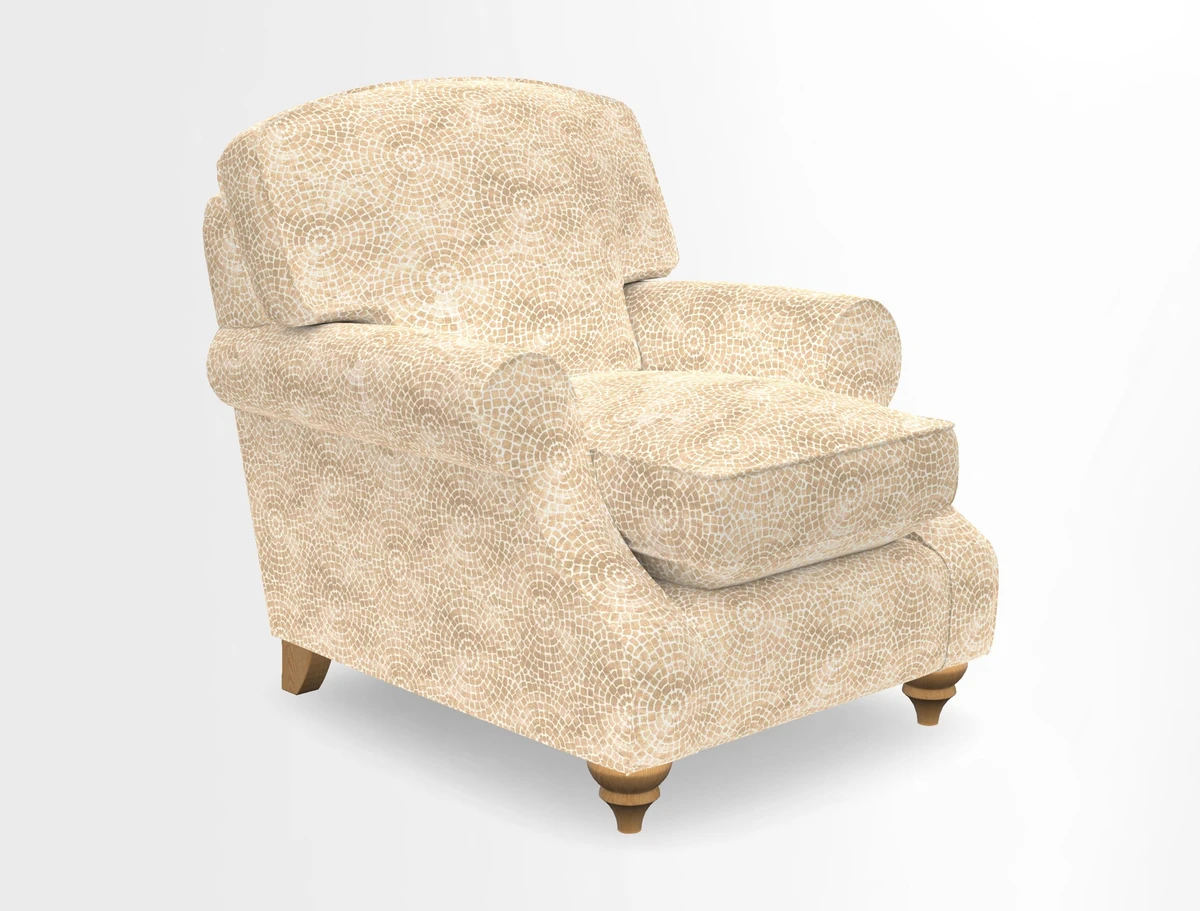 St Mawes Chair in Two Tone Plain Biscuit