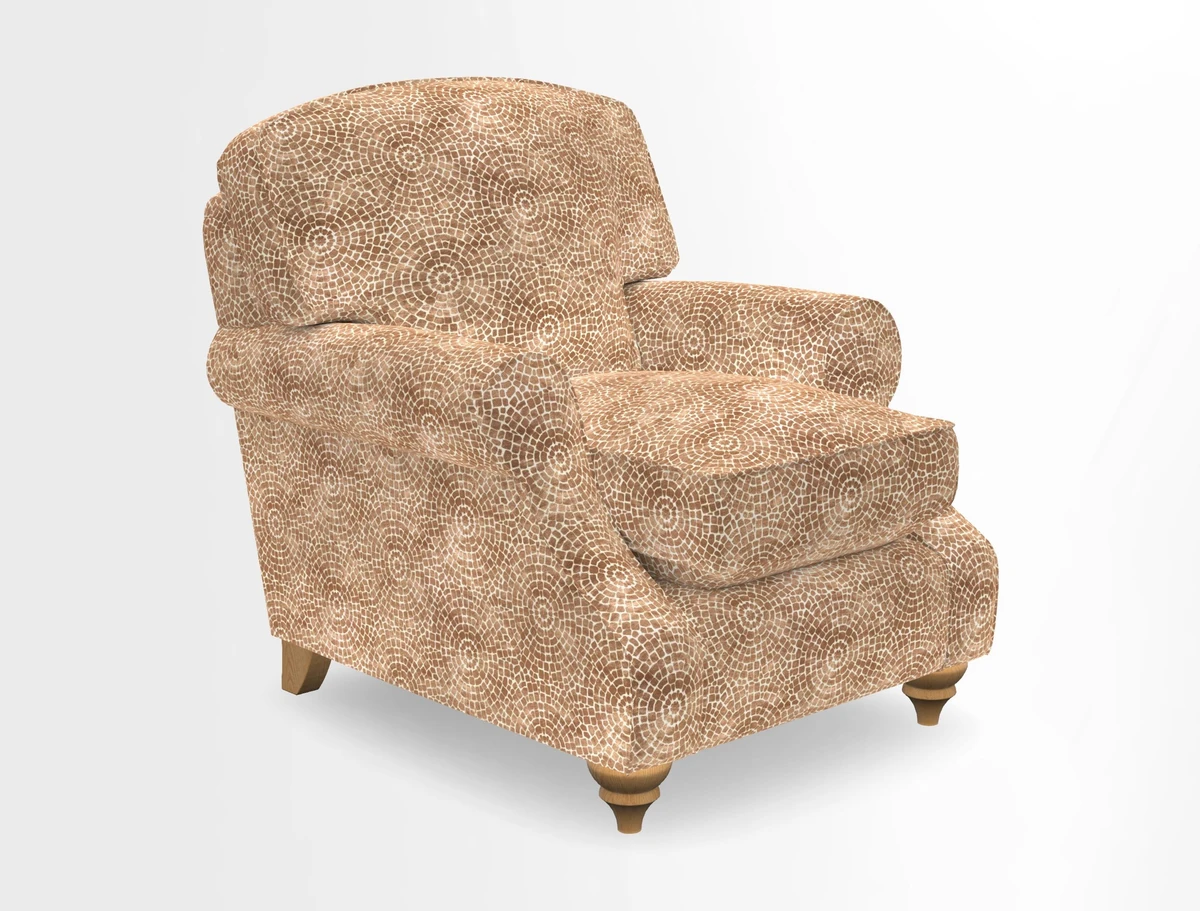 St Mawes Chair in Two Tone Plain Biscuit