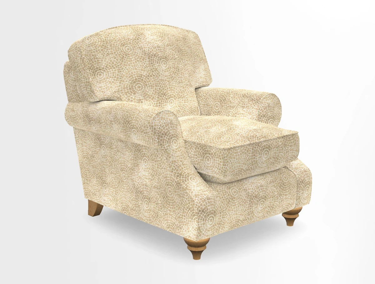 St Mawes Chair in Two Tone Plain Biscuit