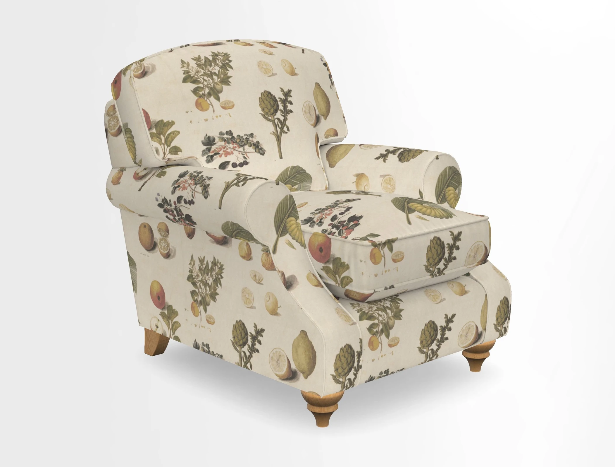 St Mawes Chair in Two Tone Plain Biscuit