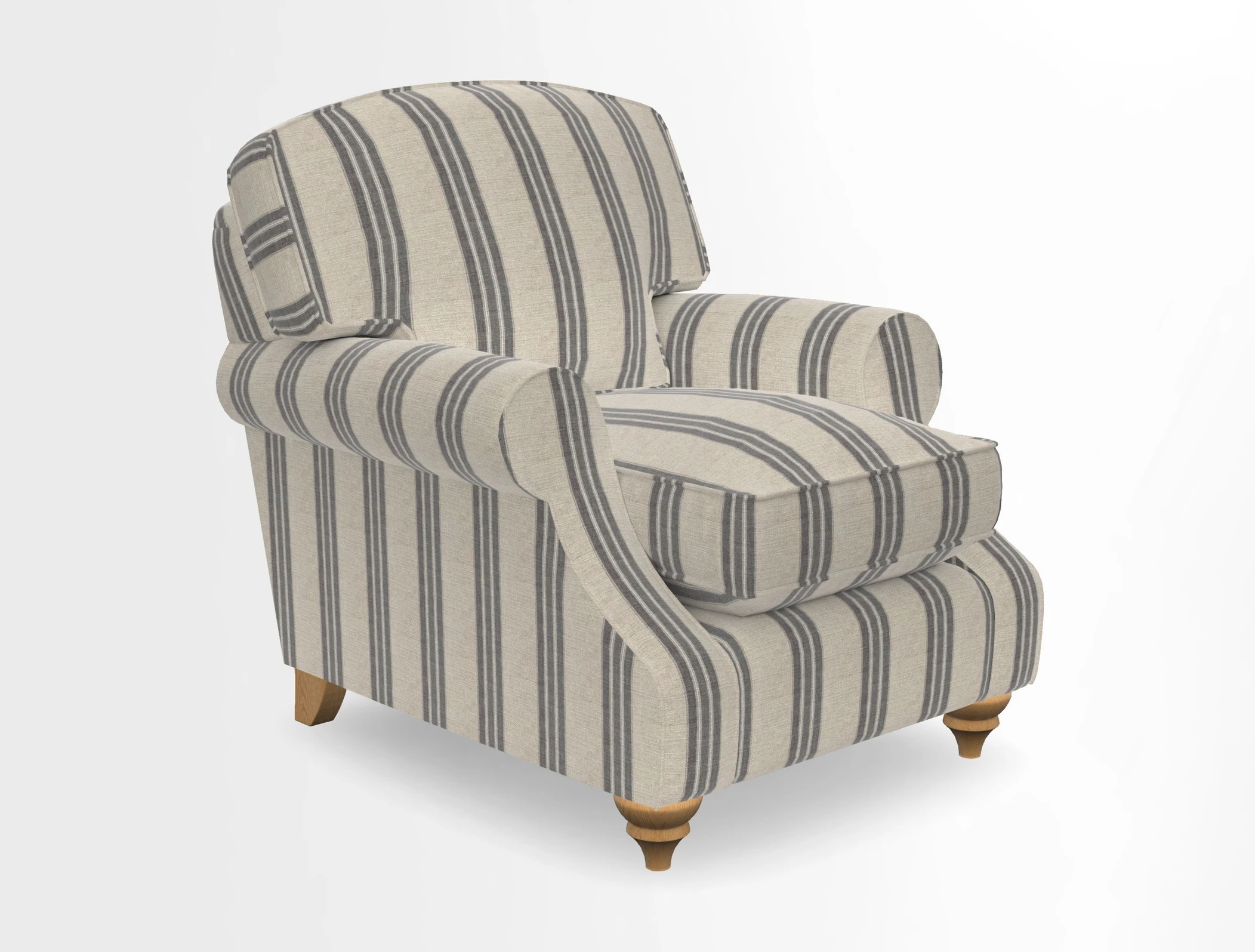 St Mawes Chair in Two Tone Plain Biscuit