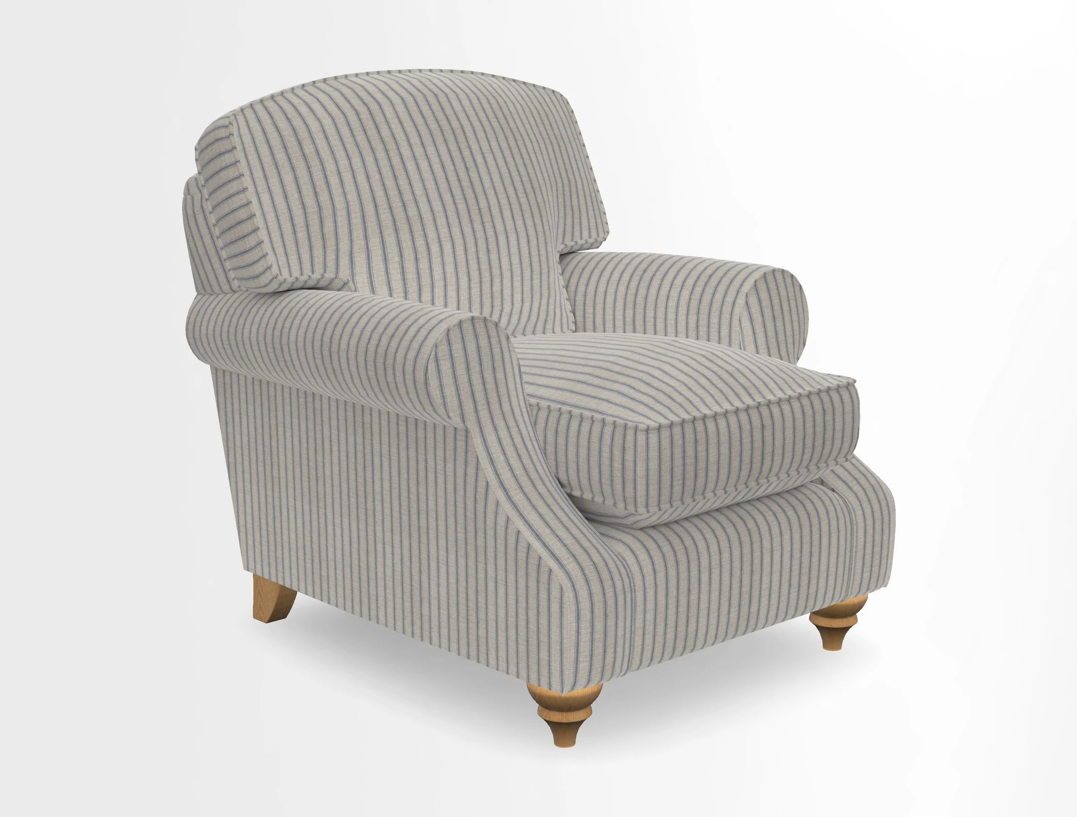 St Mawes Chair in Two Tone Plain Biscuit