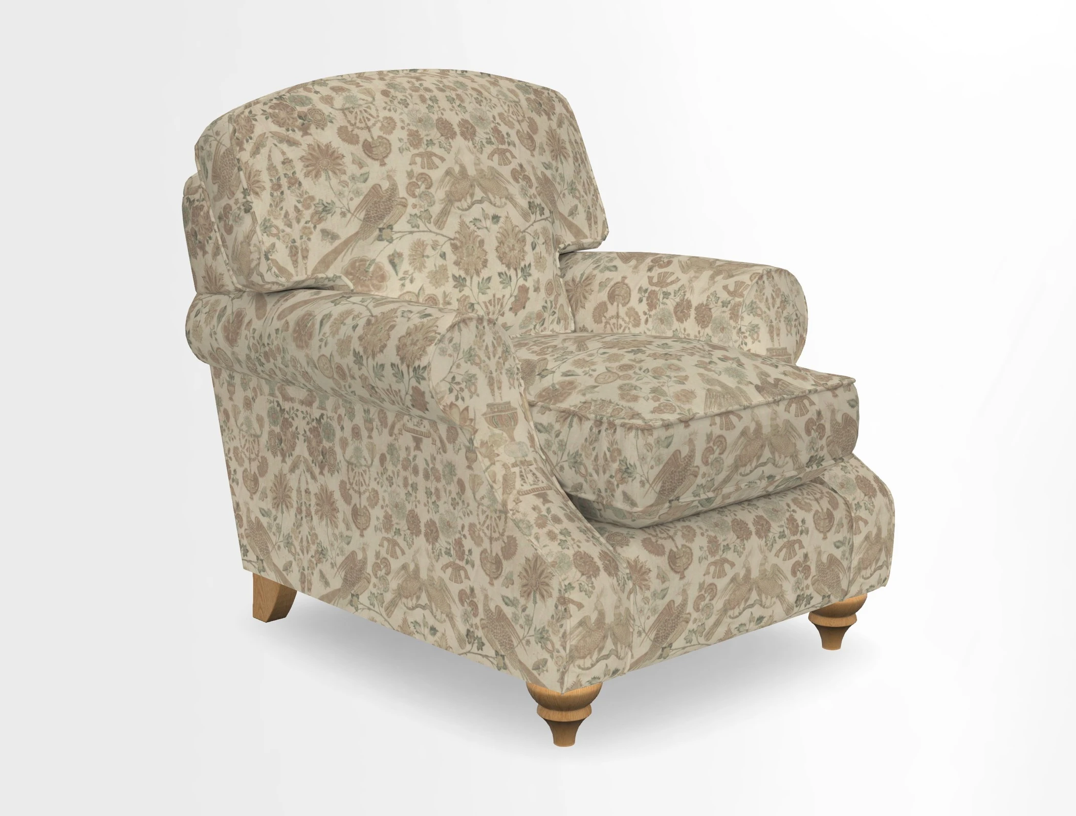 St Mawes Chair in Two Tone Plain Biscuit