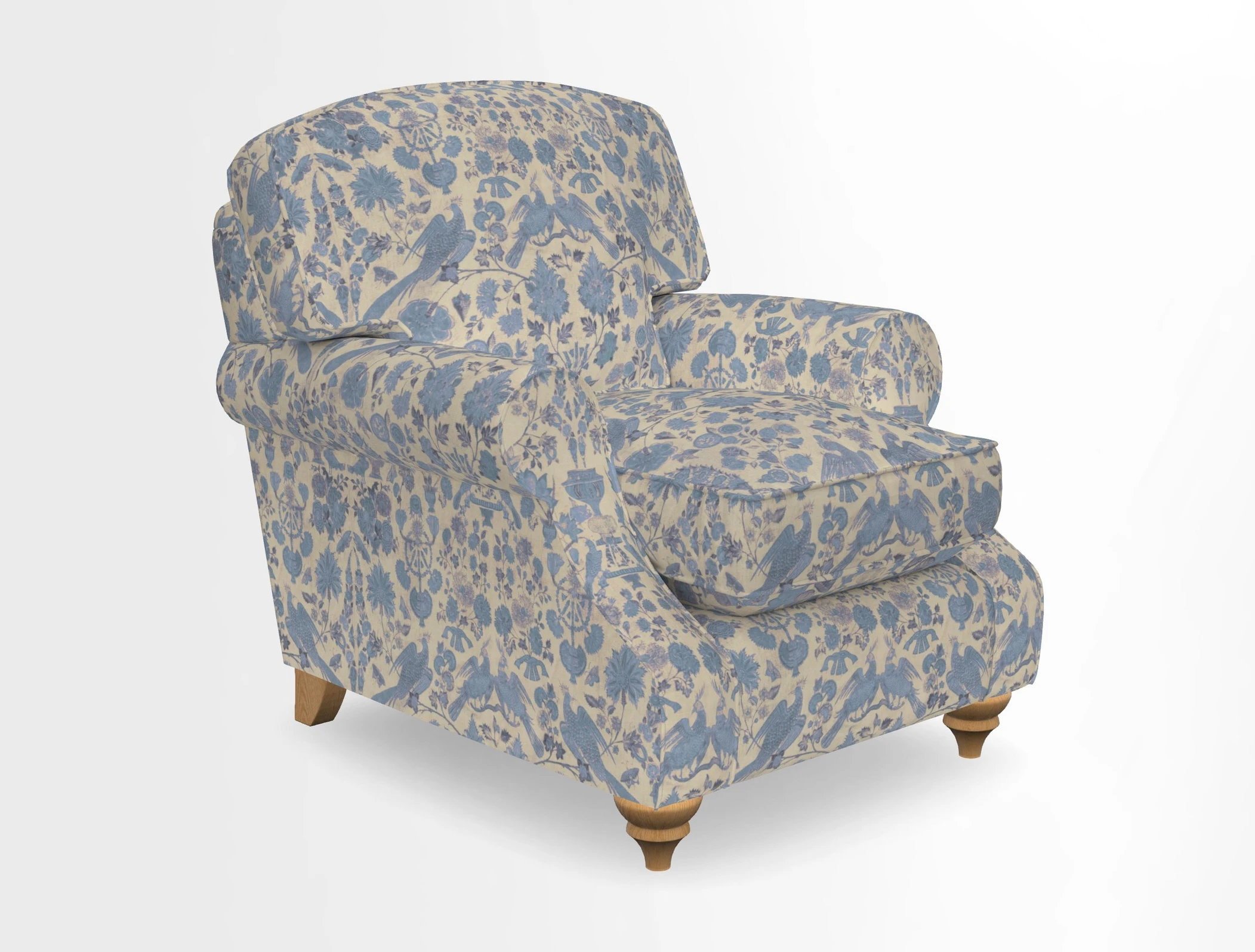 St Mawes Chair in Two Tone Plain Biscuit