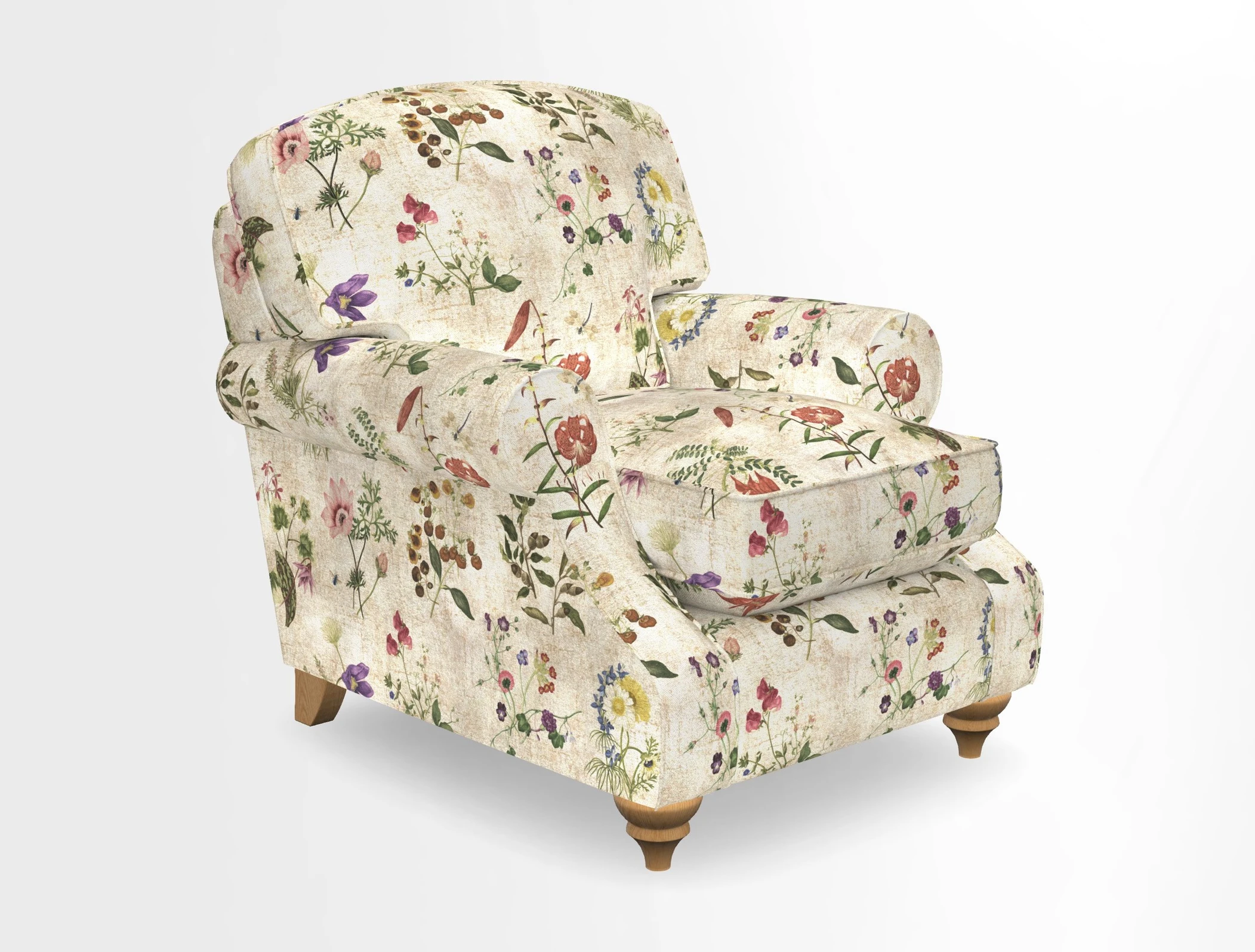 St Mawes Chair in Two Tone Plain Biscuit
