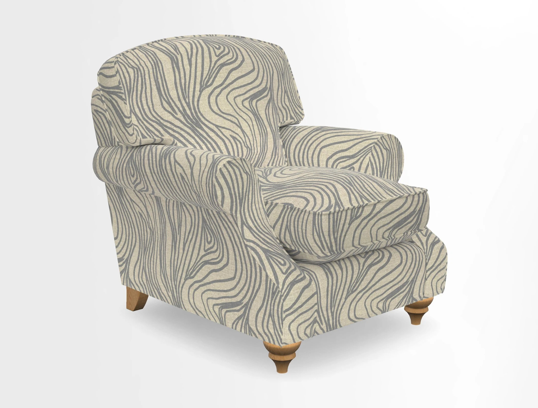 St Mawes Chair in Two Tone Plain Biscuit