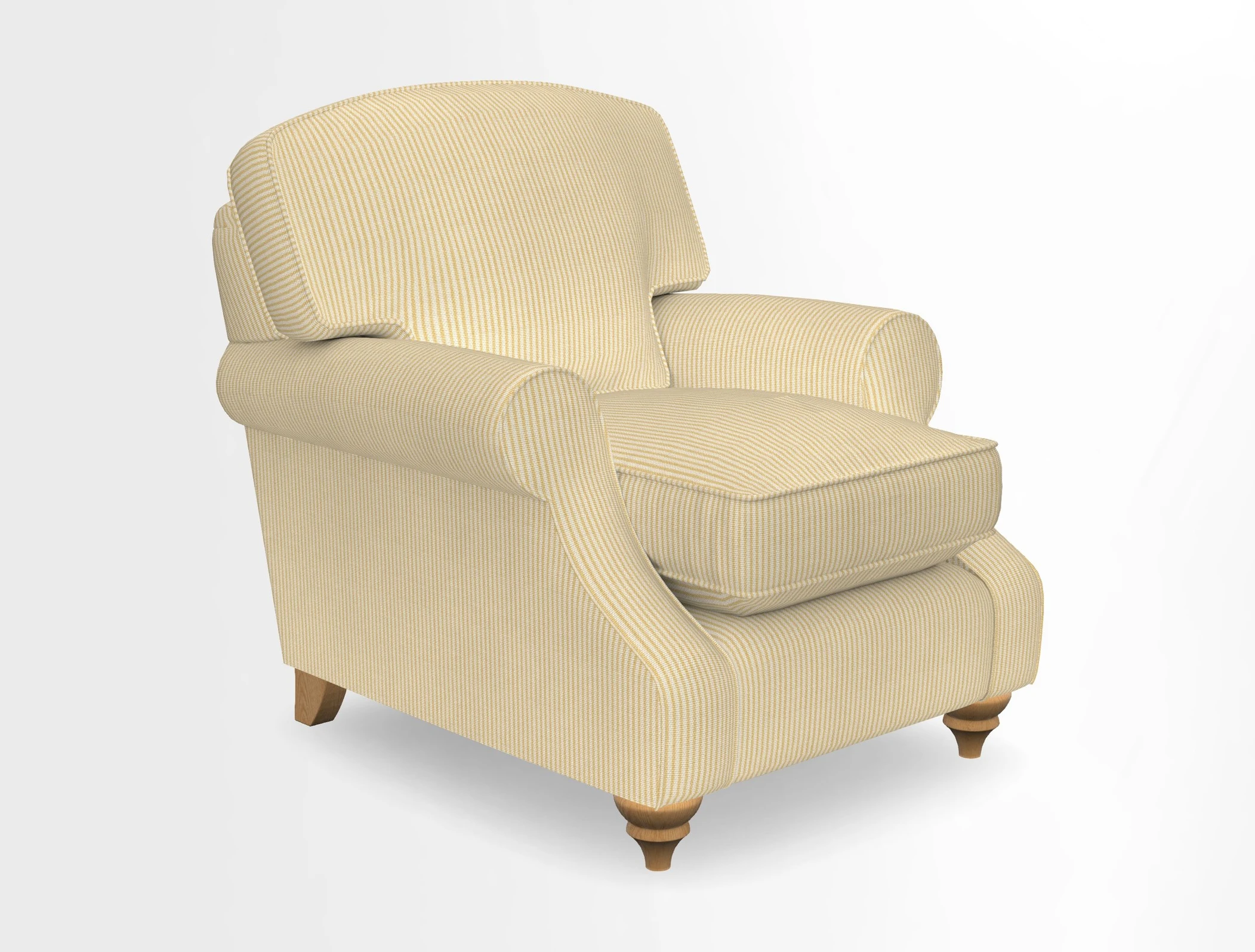 St Mawes Chair in Two Tone Plain Biscuit