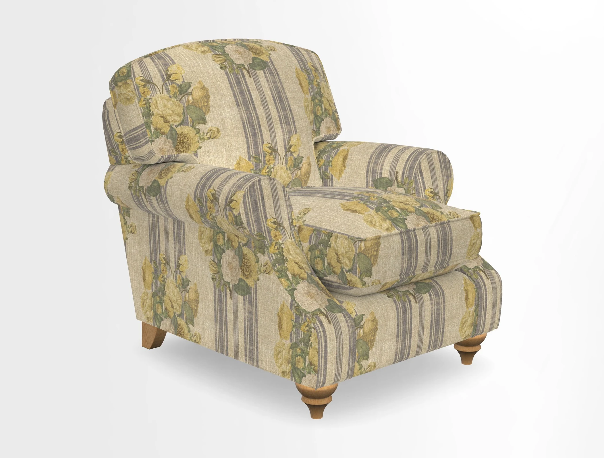 St Mawes Chair in Two Tone Plain Biscuit