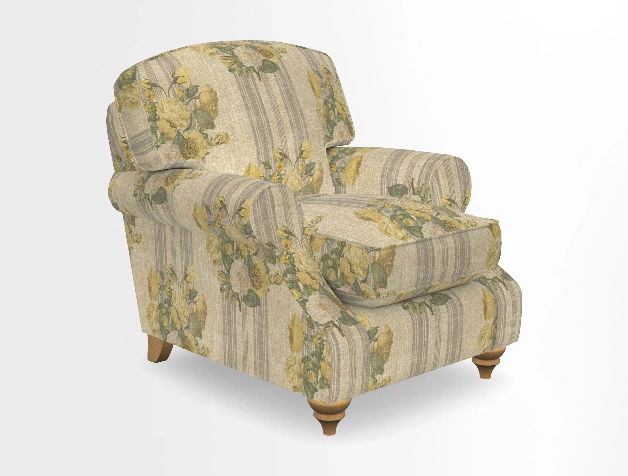 St Mawes Chair in Two Tone Plain Biscuit