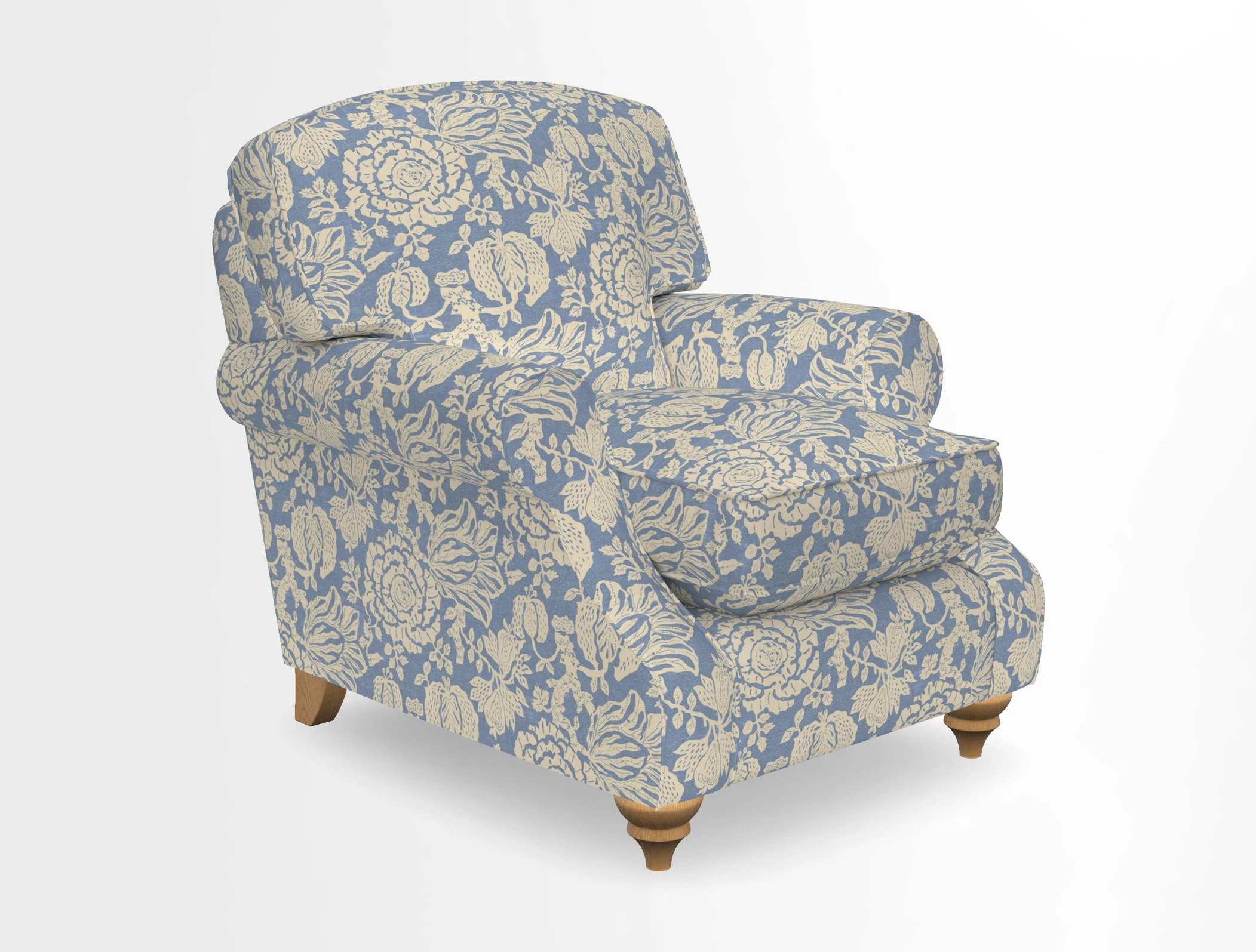 St Mawes Chair in Two Tone Plain Biscuit