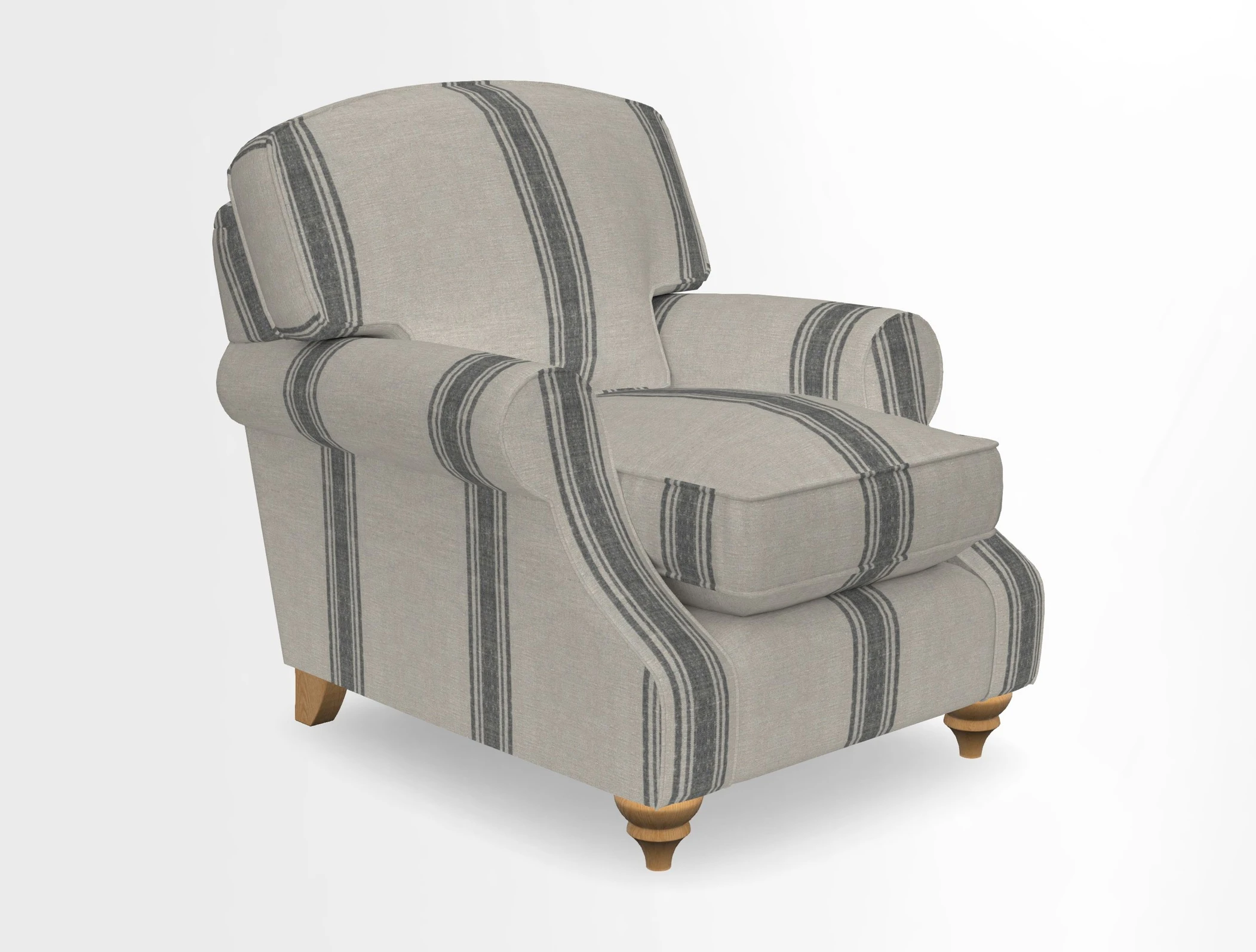 St Mawes Chair in Two Tone Plain Biscuit