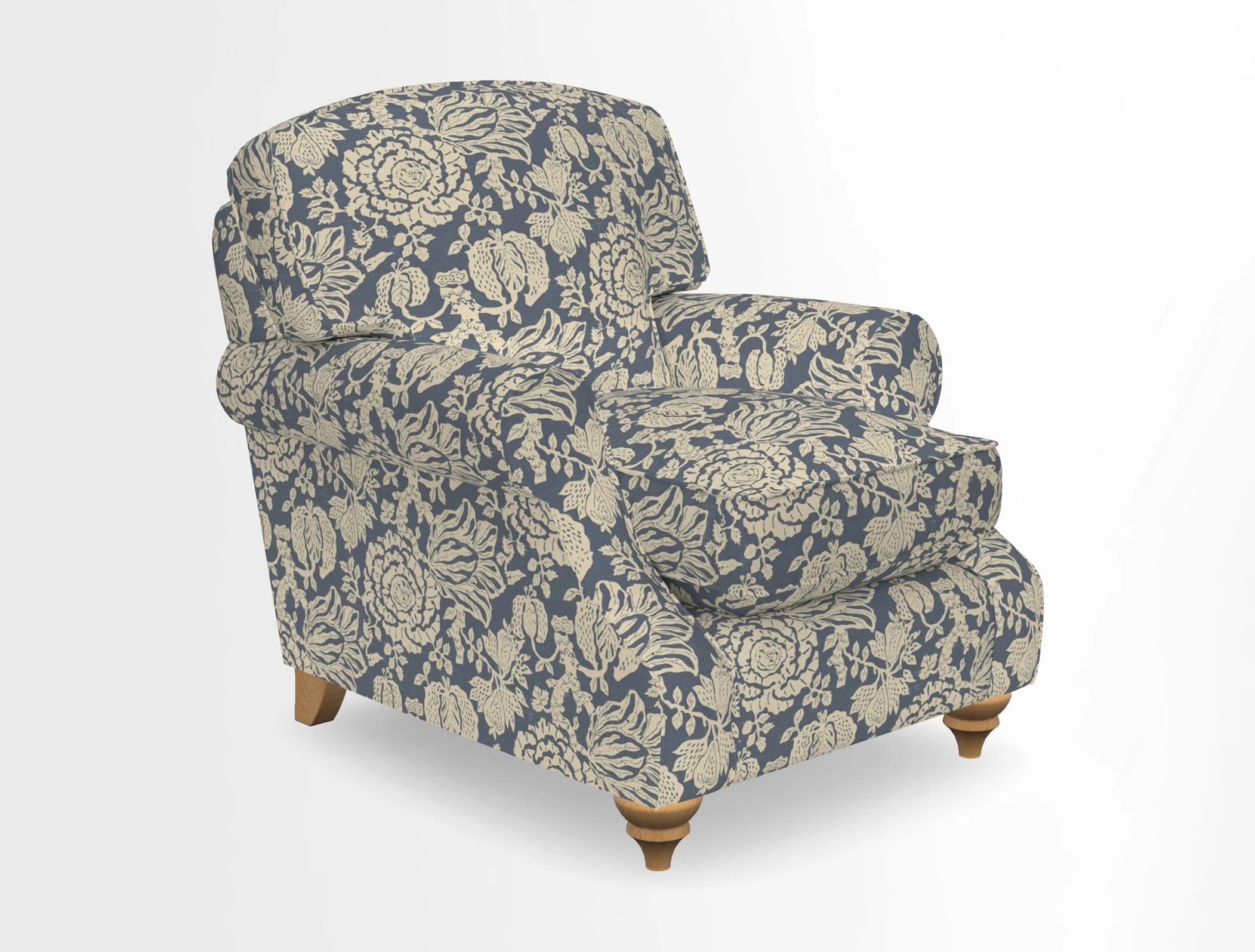 St Mawes Chair in Two Tone Plain Biscuit