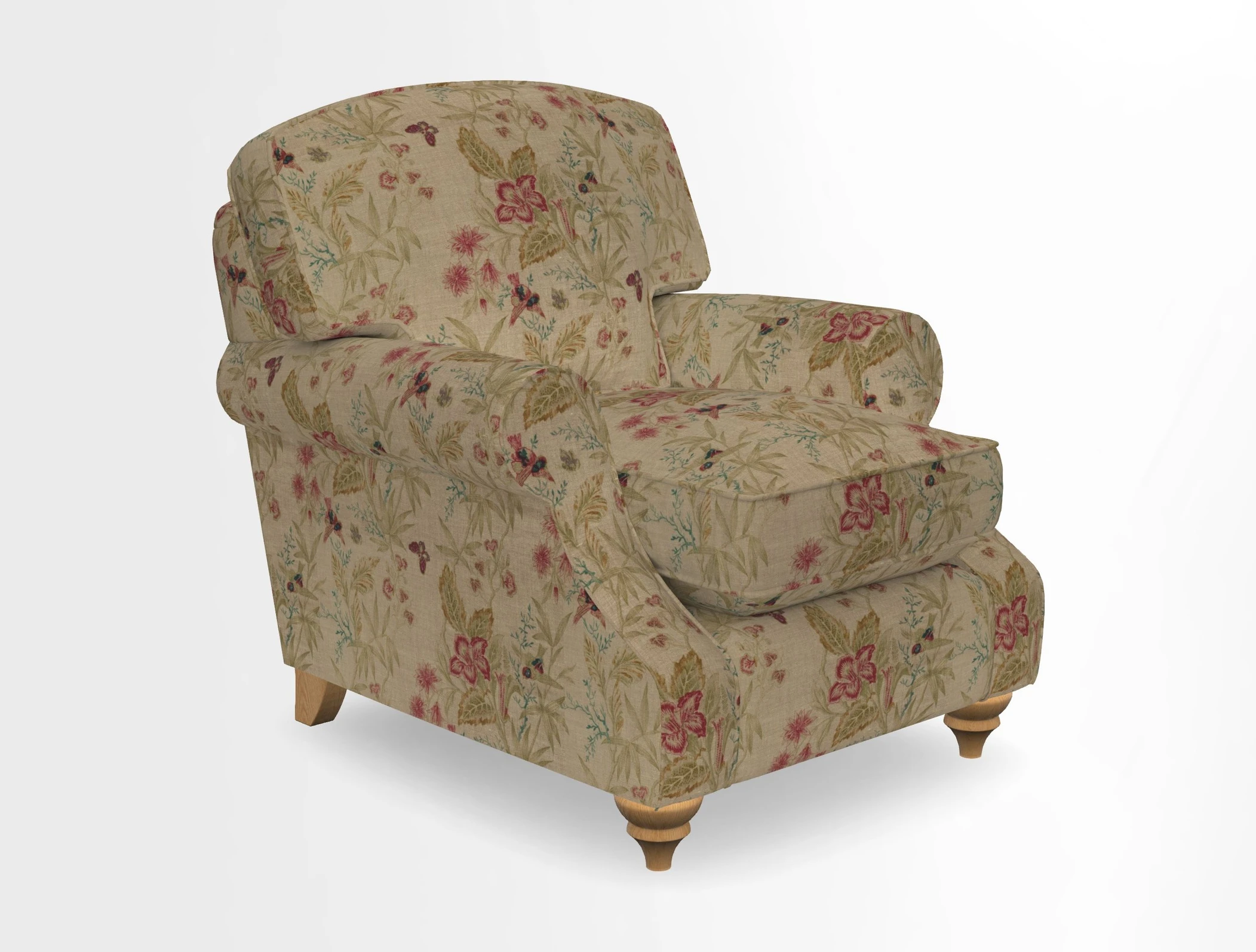 St Mawes Chair in Two Tone Plain Biscuit