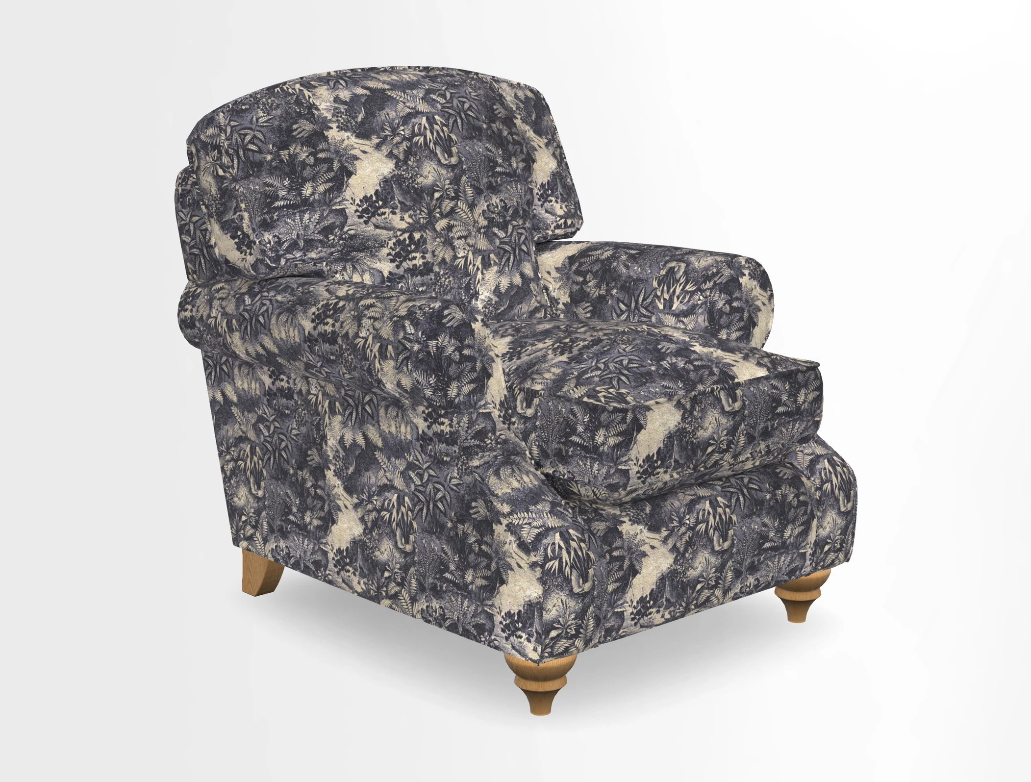 St Mawes Chair in Two Tone Plain Biscuit