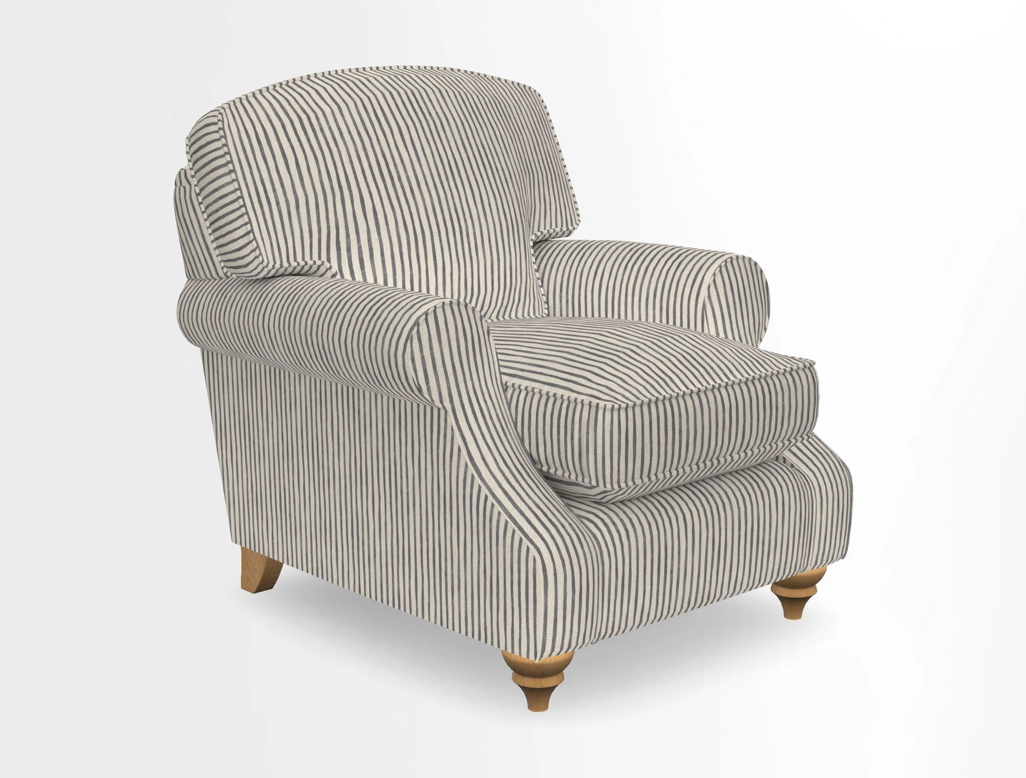 St Mawes Chair in Two Tone Plain Biscuit